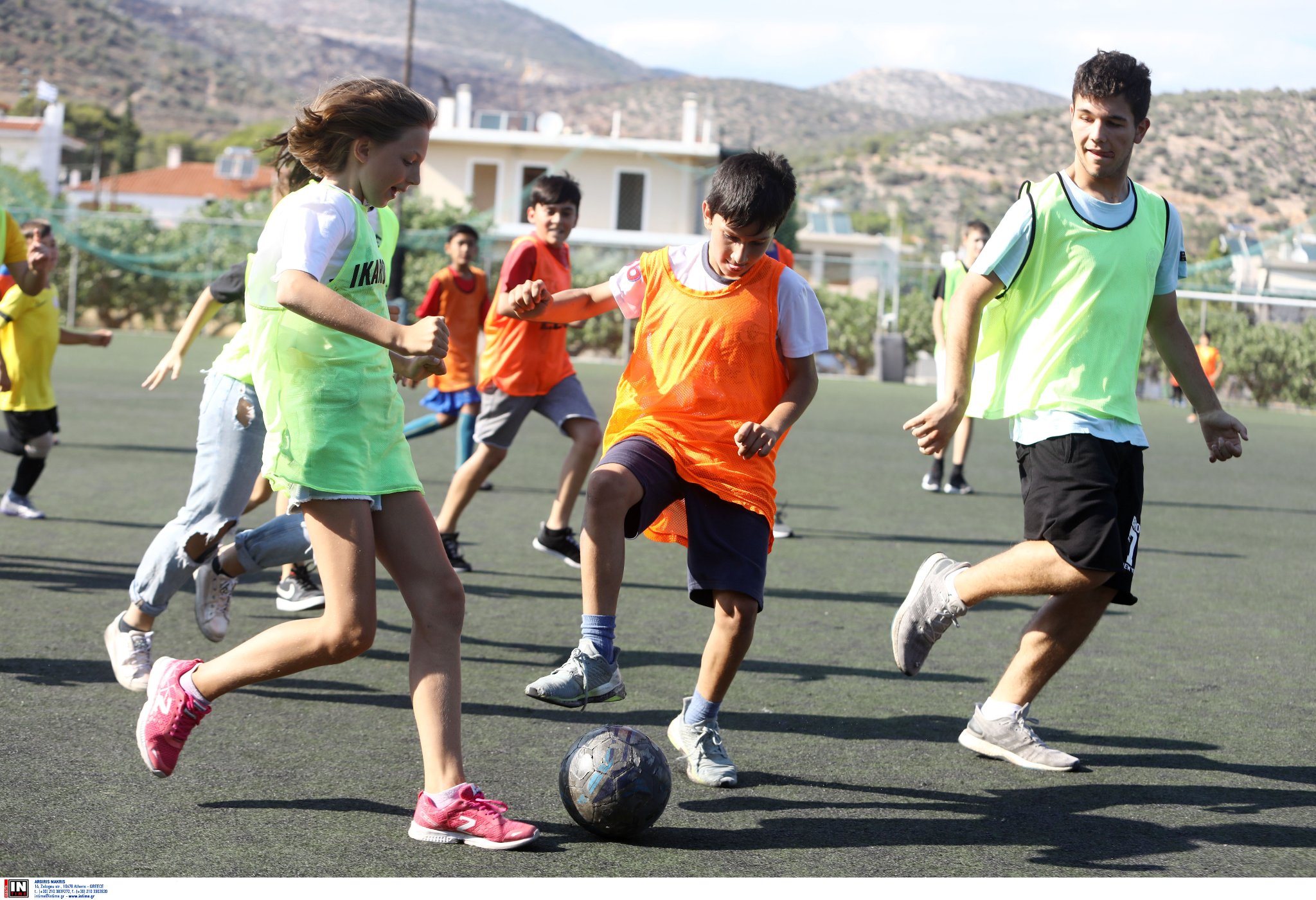 Organisation Earth and FC AEK organised activities for refugees during the World Refugee Day